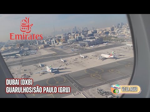 🇦🇪 DUBAI (DXB) X 🇧🇷 GUARULHOS / SÃO PAULO (GRU) | Airbus A380 Emirates Economy [Trip Report]