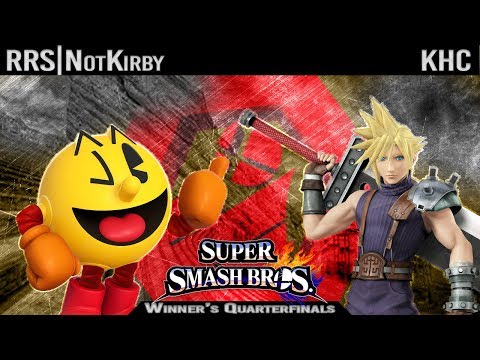 Smash on the Rocks #6 - RRS|NotKirby (Pac-Man) vs KHC (Cloud) - Winner's Quarter Finals