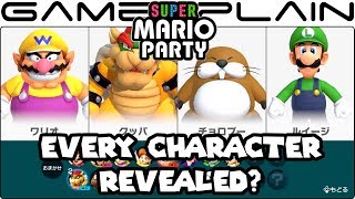 Super Mario Party - Every Character Revealed?! (Including Unlockable Characters!)