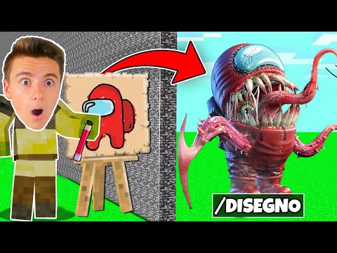 CIÒ CHE DISEGNO DIVENTA REALTÀ PER BARARE CONTRO MAX RANDOM NELLE BUILD BATTLE SU MINECRAFT ITA!