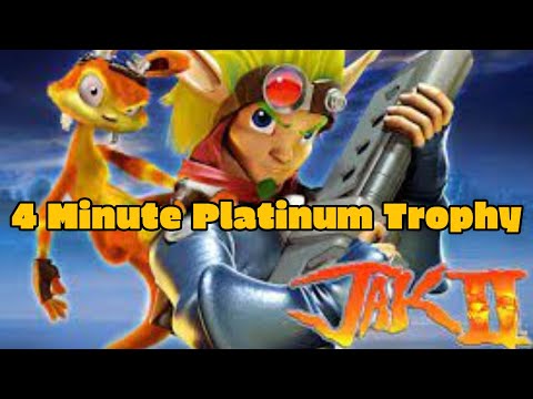 Jak 2 - Easy Platinum in 4 minutes - All Trophies/Achievements