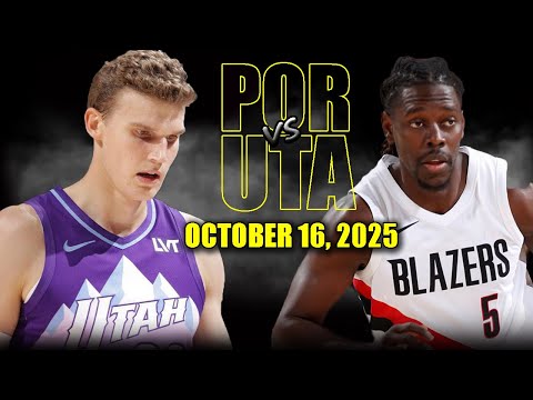 [WINTV] 10월18일 포틀랜드 유타 NBA 하이라이트