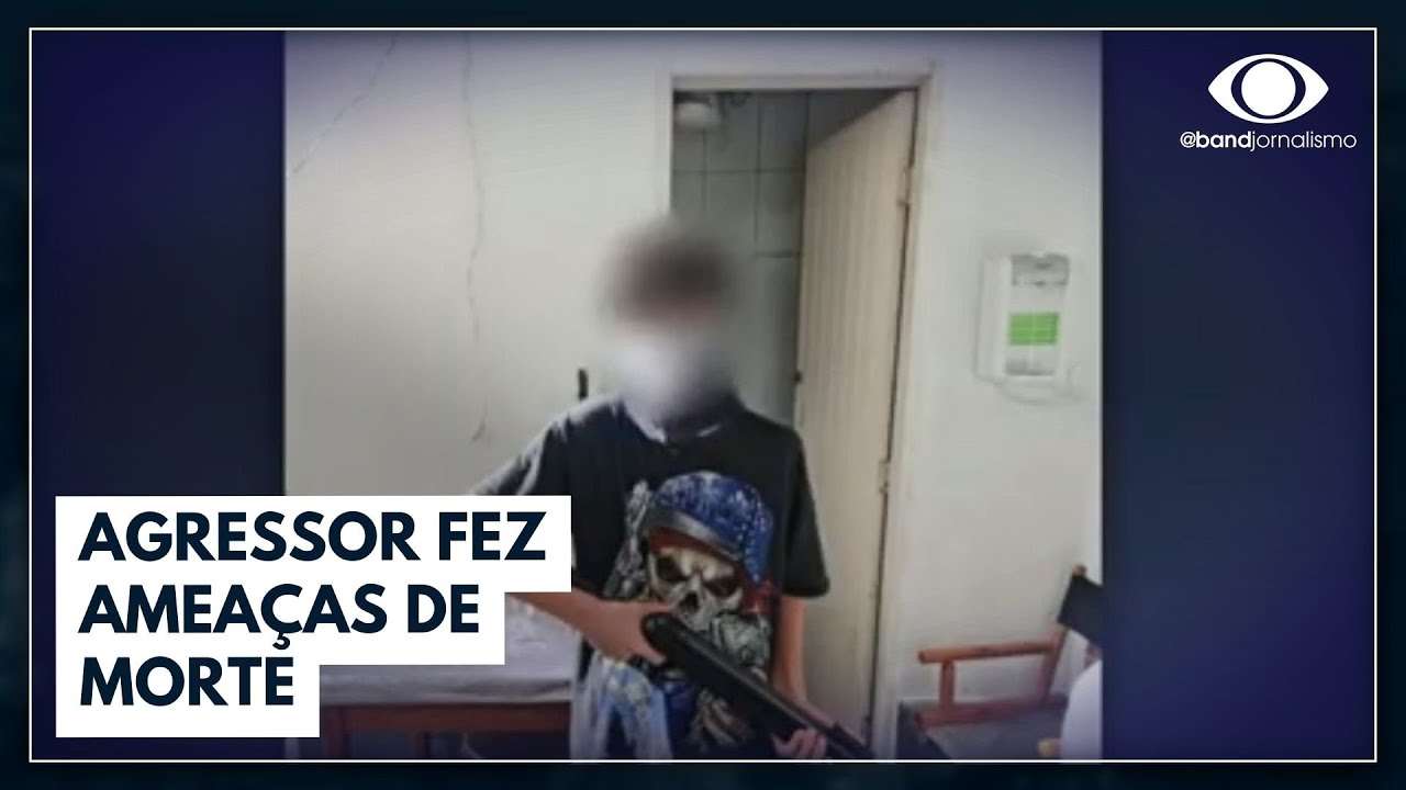 Ataque em escola: agressor fez ameaças de morte a colegas