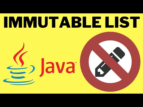 How To Make A Java List Immutable Example Code Unmodifiablelist Java Code Demo Interviewdot