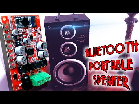 Cheap bluetooth portable speaker DIY  100W