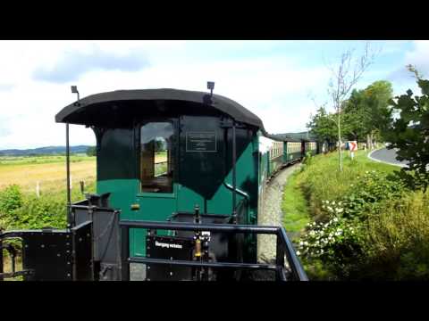 Rasender Roland auf der Fahrt von Baabe nach Sellin