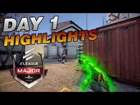 CS:GO - ELEAGUE MAJOR 2017 Highlights: Round 1 | Day 1