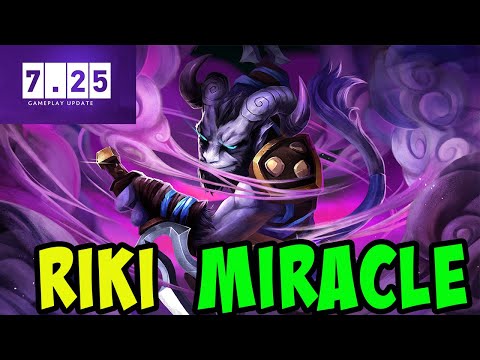 Riki Miracle  [Full Gameplay] Dota 2 Pros gameplay 7.25c