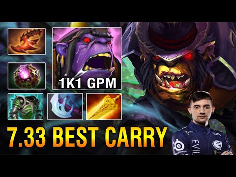 Crazy Farm 1k1 GPM - Azteezy With [Alchemist] Broken Hero In Patch 7.33 - Destroyed ALL 16 -1 Dota2