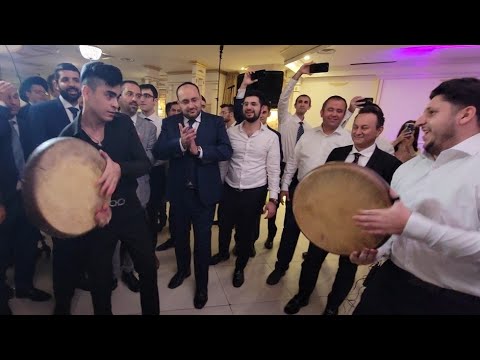 Jewish Bukharian Wedding at Leonard's - DOYRA SOLO! Alex Barayev & Adin Fatakhov - Aug. 2023