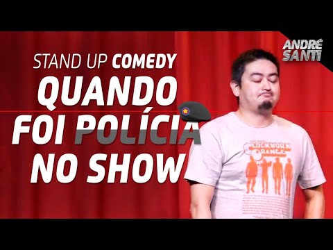 TODAS AS VEZES QUE POLICIAIS FORAM NOS SHOWS (compilado)| André Santi | Stand Up Comedy