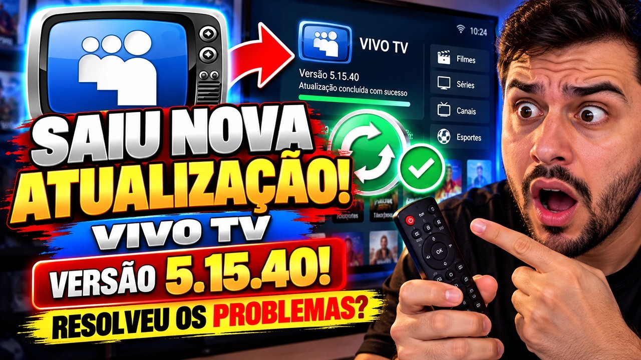 🚨 BTV VIVO TV ATUALIZOU! NOVA VERSÃO 5.15.40 - RESOLVEU OS PROBLEMAS?