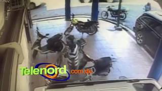 Cámaras captan robo de motor en SFM