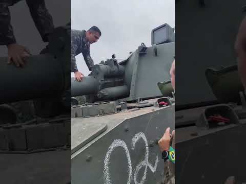 Três Barras (SC) - Tiros de Artilharia realizados pela AD 5, entre os
