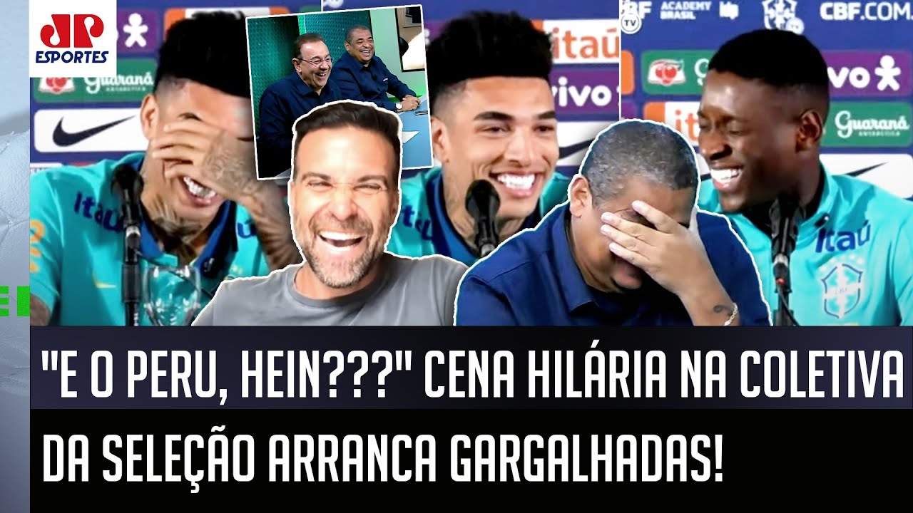 HAHAHA! CENA HILÁRIA faz GERAL CHORAR DE RIR AO VIVO! | Igor Jesus e o "PERU" na Seleção Brasileira