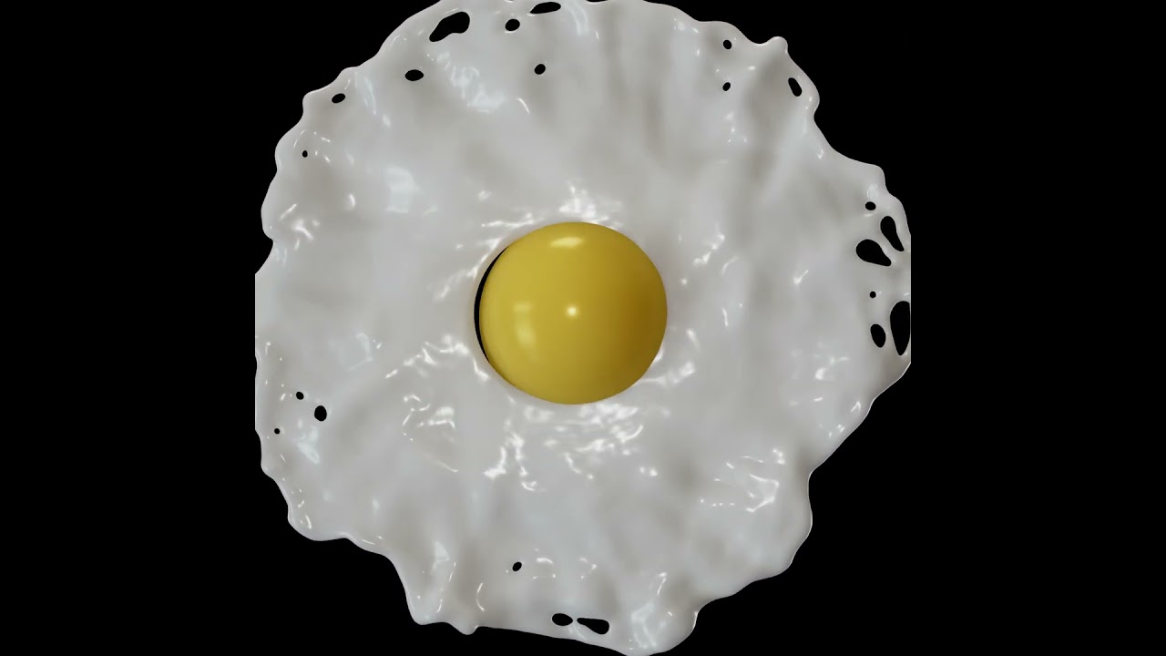 Fried eggs for breakfast.