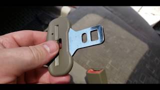 How to Fix a Malfunctioning Seat Belt Sensor - Override and Alarm Stopper- For Pets too!!