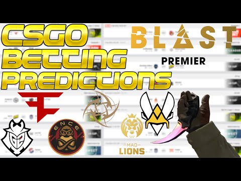 CS:GO Betting Predictions BLAST Premier Spring - G2 vs. Vitality, MAD Lions vs. NiP, FaZe vs. ENCE!