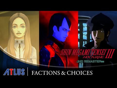 Shin Megami Tensei III Nocturne HD Remaster — Factions & Choices Trailer | PS4, Nintendo Switch, PC thumbnail