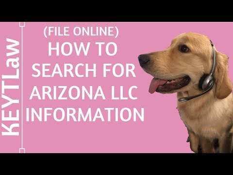 How to Search for Arizona LLC Information (2022)