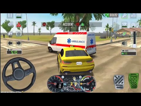 Taxi Simulator 2020 by Ovilex - BMW and Ambulance Crsh Taxi Driving - Android iOS Gameplay