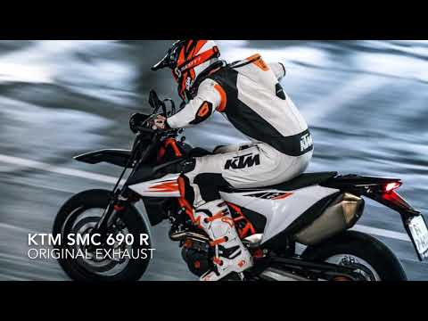 KTM SMC 690 R REMUS Exhaust vs Original sound