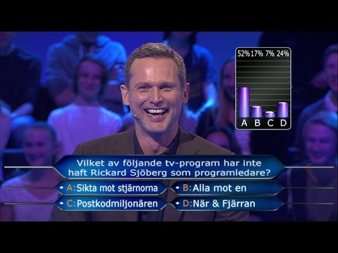 Publikens miss får Rickard Sjöberg att skratta  - Postkodmiljonären (TV4)