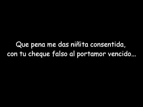 Melendi-Cheque al portamor (Letra)