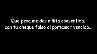 Melendi-Cheque al portamor (Letra)