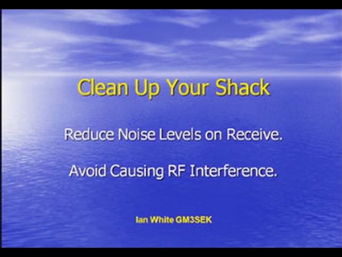 RSGB Convention lecture 2015 - Clean up your shack