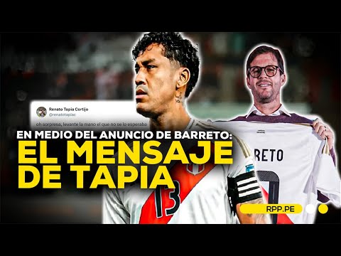 Renato Tapia y el IRÓNICO MENSAJE en medio del anuncio de Barreto como DT interino de Perú #FCCRPP