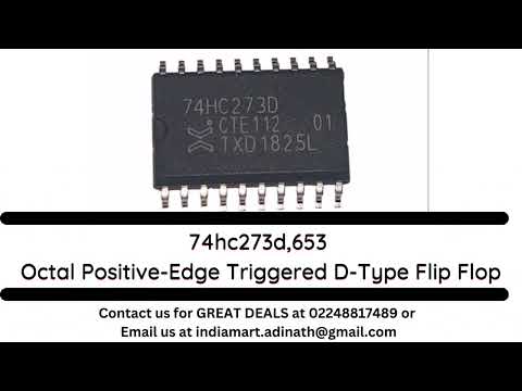 74hc273d,653  Octal Positive-Edge Triggered D-Type Flip Flop