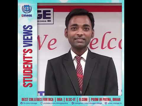 BCA Student Kumar Anupam got placement in TCS | CIMAGE College