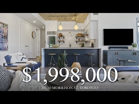 $1,998,000 - Luxurious Designer Soft-Loft Enviable 1000+ SqFt Terrace - 305-10 Morrison St, Toronto