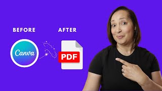 How to DOWNLOAD a CANVA PDF with Links - FAST! | 2025