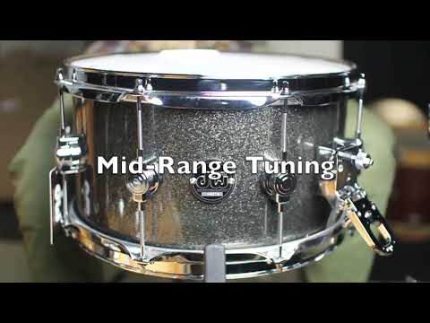 DW Performance Series Pewter Sparkle 7x13 Snare Drum