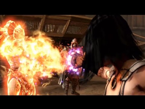 Mileena Uses Shinnok's Amulet On Kotal Kahn | Mortal Kombat X Story Mode Cutscene
