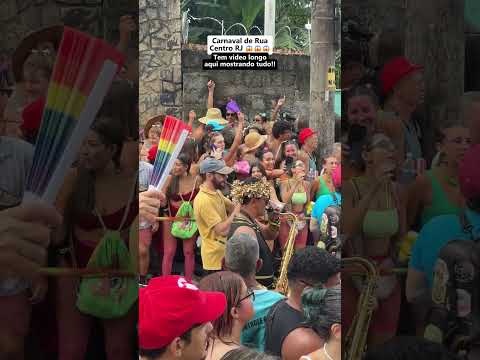 Carnaval de Rua no Centro do RJ 🔥 Multidão Tomando Conta!  #carnaval #riodejaneiro