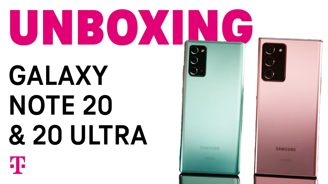 NEW Samsung Galaxy Note 20 5G & Note 20 Ultra 5G Unboxing | T-Mobile