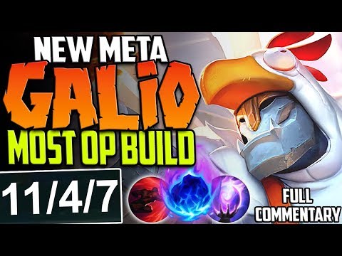 NEW META GALIO BUILD THE MOST OP ITEM | DEADLY CHICKEN | Galio vs Jax TOP | S8 Ranked Gameplay