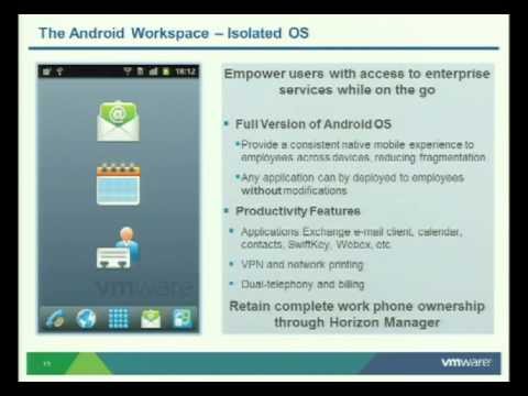 VMworld 2012: Session EUC1822 - VMware Horizon Mobile:  Mobility Management within the Enterprise