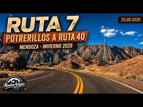 DEL CORAZÓN DE POTRERILLOS A LA PUERTA DEL GRAN MENDOZA UNA TRAVESÍA INVERNAL POR LA RUTA 7