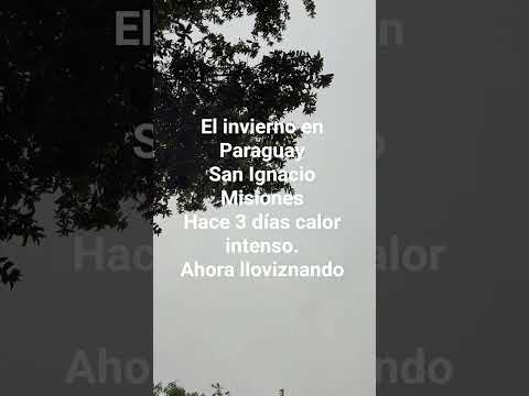 El clima en Paraguay San Ignacio Misiones