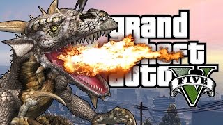 GTA 5 Mods : Dragons V - ДРАКОНЫ В ГТА! (ЭПИК МОД)