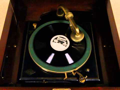 Edison C250 Diamond Disc Mahogany Antique Phonograph & Records M-V277