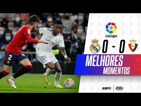 Gols e lances de Real Madrid x Osasuna