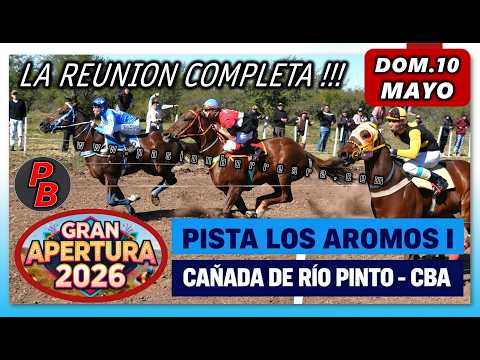APERTURA PISTA LOS AROMOS I - CAÑADA DE RIO PINTO, CORDOBA (10-05-2026)