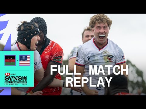 Golden point MAGIC 🪄 | Kenya v USA | HSBC SVNS Los Angeles 2025 | Full Match Replay