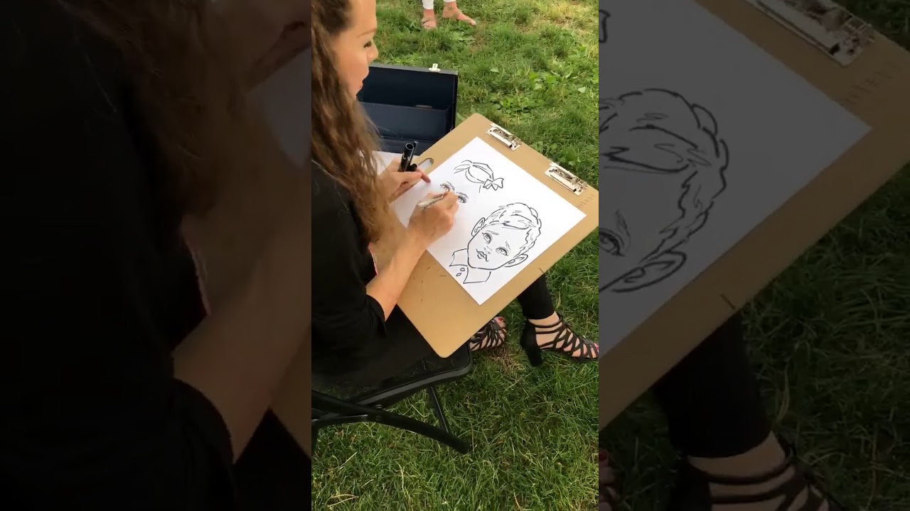 Promotional video thumbnail 3 for Caricatures by Carolyn
