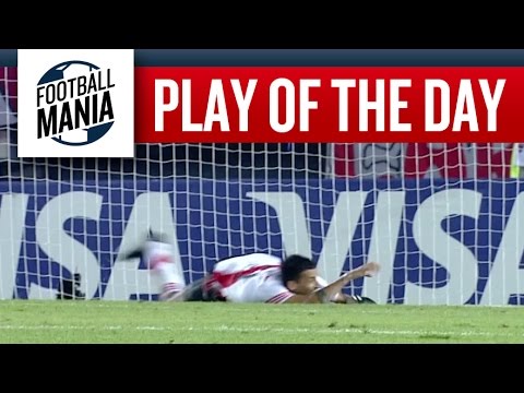 Play of the Day! - Leonel Vangioni (River Plate) Over the Line Save